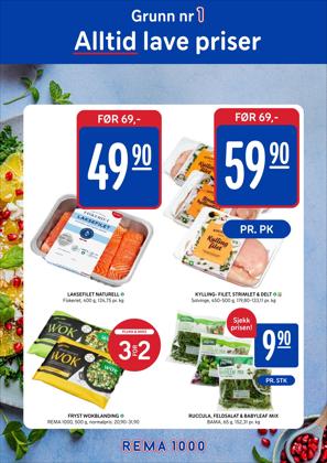 Tilbud fra Supermarkeder i Rema 1000-brosjyren ( 9 dager igjen)