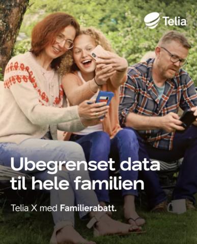 Tilbud fra Elektronikk og hvitevarer | Samle familiens mobilabonnement i sommer, og spar penger de Telia | 5.7.2022 - 18.7.2022