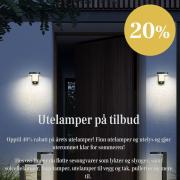 Tilbud fra Hjem og møbler i Drammen | Utelamper 40% rabatt! de Christiania Belysning | 30.5.2023 - 12.6.2023