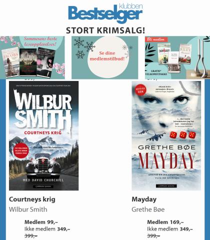 Tilbud fra Bøker og kontor i Bergen | Stort Krimsalg! de Tanum | 5.8.2022 - 19.8.2022