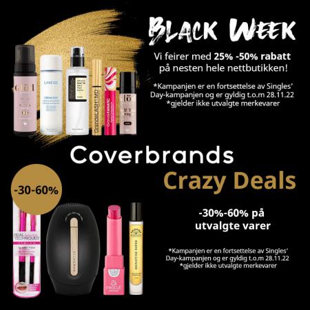 Tilbud fra Helse og skjønnhet | Black Week 25%- 50% rabatt! de Coverbrands | 16.11.2022 - 28.11.2022
