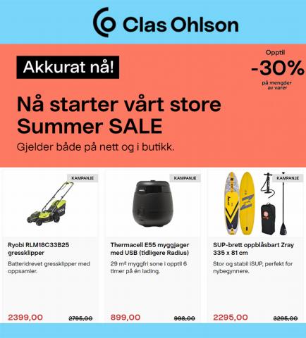 Clas Ohlson-katalog | Clas Ohlson Opptil -30% Sommer! | 30.6.2022 - 14.7.2022