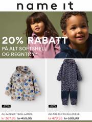 Name It-katalog | 20% Rabatt På Alt Softshell Og Regntøy! | 22.9.2023 - 5.10.2023