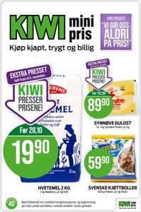 Tilbud fra Supermarkeder i Sandvika | Kiwi Kundeavis de Kiwi | 2.10.2023 - 5.11.2023