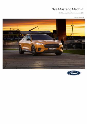 Tilbud fra Bil og motor | New Mustang Mach E de Ford | 21.2.2022 - 31.1.2023