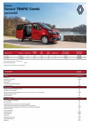Tilbud fra Bil og motor i Skien | Prisliste Renault Trafic Combi personbil de Renault | 6.7.2023 - 8.10.2023