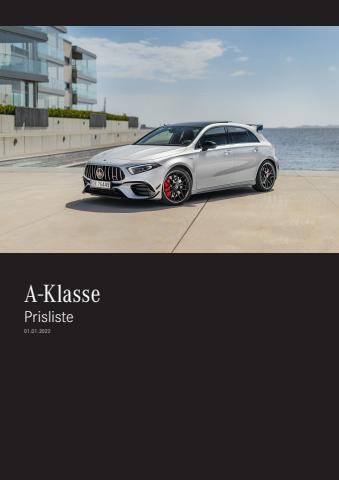 Mercedes-Benz-katalog | Prisliste Mercedes-Benz A-Klasse | 3.2.2022 - 1.1.2023