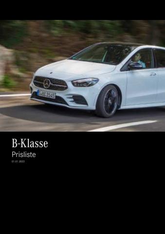 Mercedes-Benz-katalog | Prisliste Mercedes-Benz B-Klasse | 3.2.2022 - 1.1.2023