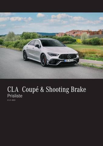 Mercedes-Benz-katalog | Prisliste Mercedes-Benz CLA-Coupe og Shooting Brake 1 | 3.2.2022 - 1.1.2023