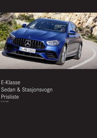 Mercedes-Benz-katalog | Prisliste Mercedes-Benz E-Klasse Sedan og Stasjonsvogn 2 | 3.2.2022 - 1.1.2023