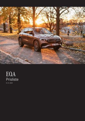Mercedes-Benz-katalog | PrislisteMercedes-Benz EQA | 3.2.2022 - 1.1.2023