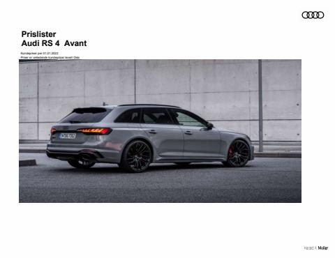 Audi-katalog | RS 4 Avant | 7.4.2022 - 31.1.2023