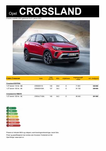 Opel-katalog | Opel - Crossland | 15.2.2022 - 15.2.2023