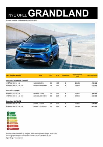 Opel-katalog | Opel - Grandland | 15.2.2022 - 15.2.2023