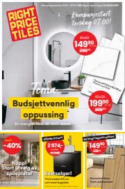Tilbud fra Bygg og hage i Kristiansand | Ny Kundeavis 2023 de Right Price Tiles | 3.10.2023 - 29.10.2023