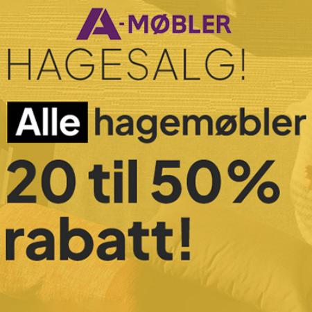 Tilbud fra Hjem og møbler | HageSalg 20 til 50% rabatt! de A-Møbler | 6.7.2022 - 19.7.2022