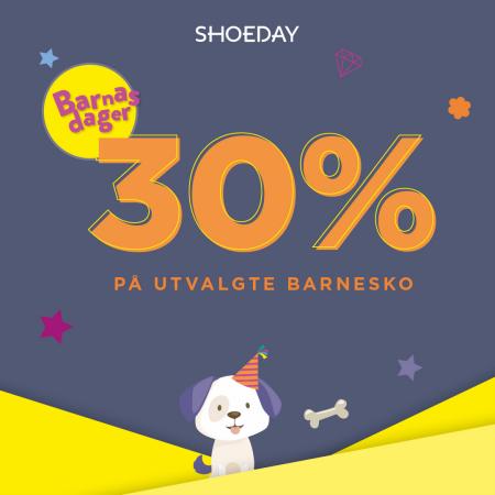 Shoeday-katalog | 30 % rabatt på utvalgte barnesko! | 21.9.2022 - 5.10.2022
