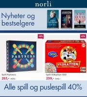 Norli-katalog | Alle Spill og puslespill 40%! | 13.3.2023 - 11.4.2023