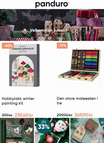 Tilbud fra Bøker og kontor i Sandvika | Velkommen julestri salg! de Panduro | 14.11.2022 - 4.12.2022