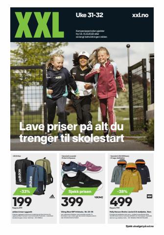 Tilbud fra Sport og Fritid i Oslo | Kundeavis Uke 31-32 Back2school de XXL Sport | 1.8.2022 - 14.8.2022