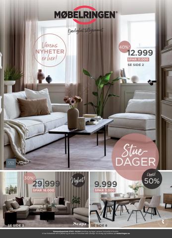 Møbelringen-katalog i Sandvika | Ny kundeavis ute med mange gode tilbud! | 27.2.2023 - 2.4.2023
