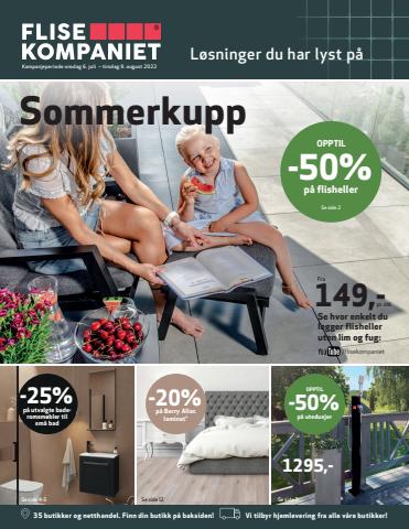 Tilbud fra Bygg og hage | Flisekompaniet Sommerkupp! de Flisekompaniet | 6.7.2022 - 9.8.2022