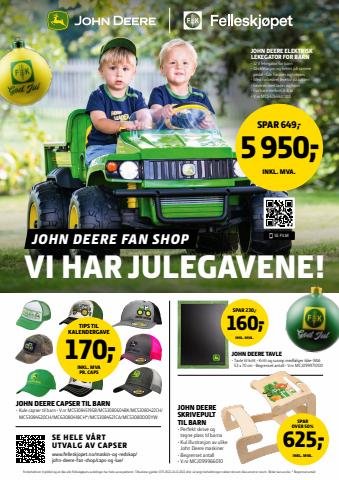 Felleskjøpet-katalog i Sandvika | John Deere Fan julegavene | 7.11.2022 - 24.12.2022