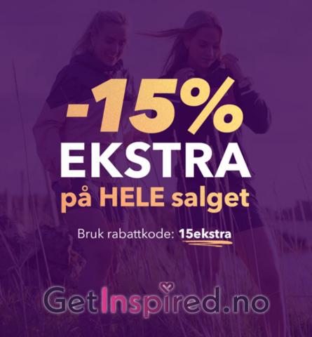 Get inspired-katalog | 15% Ekstra rabattkode 15ekstra! | 12.8.2022 - 26.8.2022