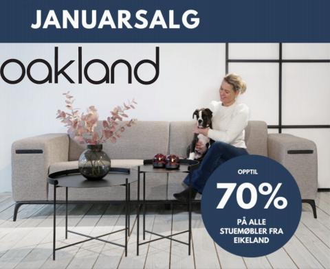 Oakland Møbler-katalog i Vestby | Januarsalg!  | 20.1.2022 - 31.1.2022