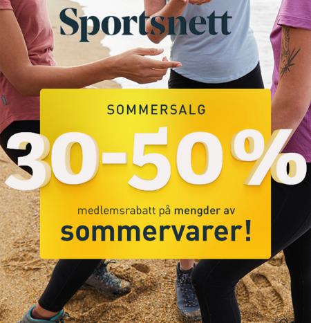 Sportsnett-katalog | Sommersalg 30-50%! | 11.8.2022 - 25.8.2022