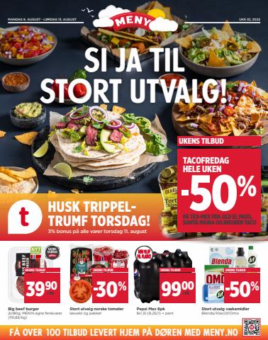 Tilbud fra Supermarkeder i Oslo | Kundeavis uke 32 de Meny | 8.8.2022 - 13.8.2022