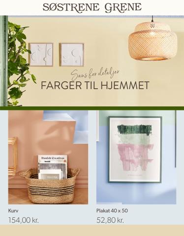 Søstrene Grene-katalog | Farger til hjemmet salg! | 24.1.2023 - 24.2.2023