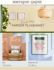 Søstrene Grene-katalog i Bergen | Farger til hjemmet salg! | 24.1.2023 - 24.2.2023
