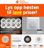 Tilbud fra Elektronikk og hvitevarer i Ålesund | Lys opp høsten til lave priser! de Elektroimportøren | 25.9.2023 - 8.10.2023