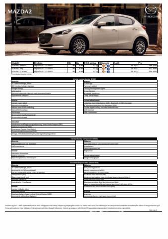 Mazda-katalog | Prisliste Mazda 2 | 4.2.2022 - 20.1.2023