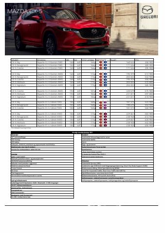 Mazda-katalog | Prisliste Mazda CX-5 | 4.2.2022 - 20.1.2023