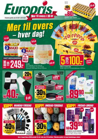 Tilbud fra Supermarkeder i Trondheim | Kundeavis uke 32 de Europris | 8.8.2022 - 13.8.2022