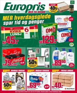 Tilbud fra Supermarkeder i Bergen | Europris DM 5-23 MYBRING de Europris | 30.1.2023 - 4.2.2023