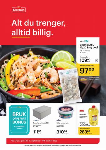 Tilbud fra Supermarkeder i Bergen | Fast Lavpris! de Storcash | 12.9.2022 - 8.10.2022