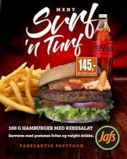 Tilbud fra Restauranter og caféer | JaFs Kampanje! de JaFs | 22.3.2023 - 31.3.2023