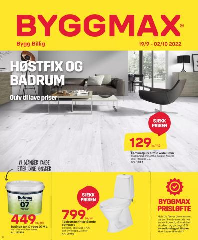 Byggmax-katalog | Byggmax Kundeavis! | 19.9.2022 - 2.10.2022