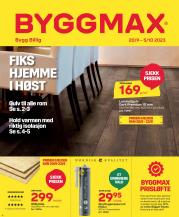 Byggmax-katalog | Fiks Hjemme Ihøst! | 20.9.2023 - 5.10.2023