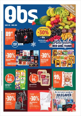 Tilbud fra Supermarkeder | Coop Obs Kundeavis de Obs | 5.12.2022 - 11.12.2022