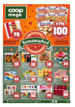 Tilbud fra Supermarkeder i Coop Mega-brosjyren ( Publisert i går)