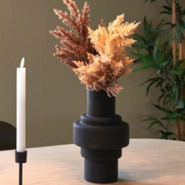 Tilbud: Vase Sort 25cm kr 149 på Lampehuset