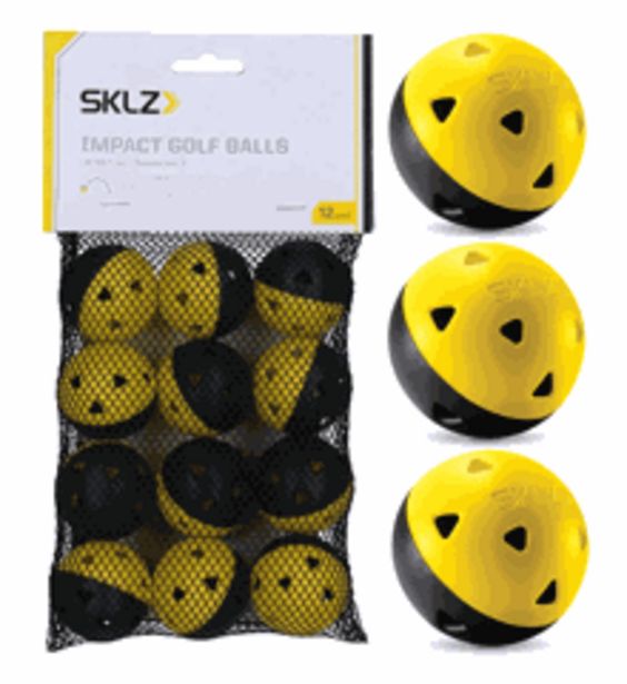 Tilbud: SKLZ - Impact Golf Balls (12 pcs) - E kr 155