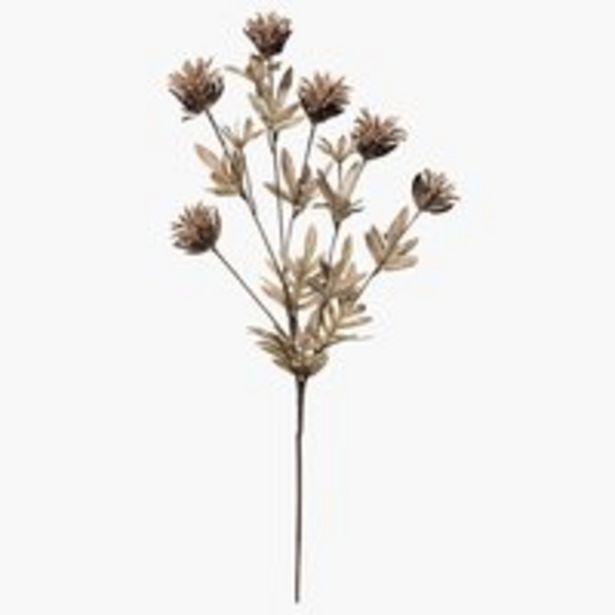 Tilbud: Kunstig blomst LAVRITS H68cm brunSpar 64% kr 25