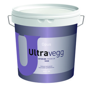 Tilbud: Akrylmaling ultravegg  interiør hvit 2,7  l kr 239 på Montér