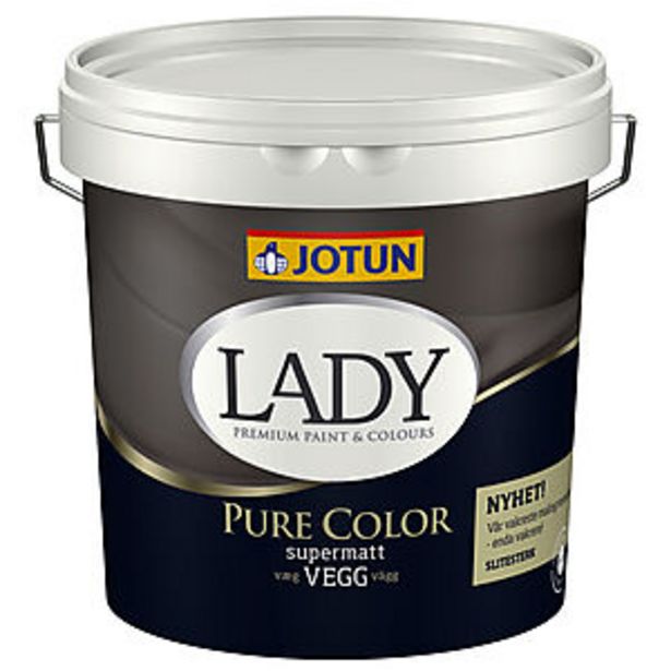 Tilbud: Lady Pure Color hvit 2,7 liter kr 609