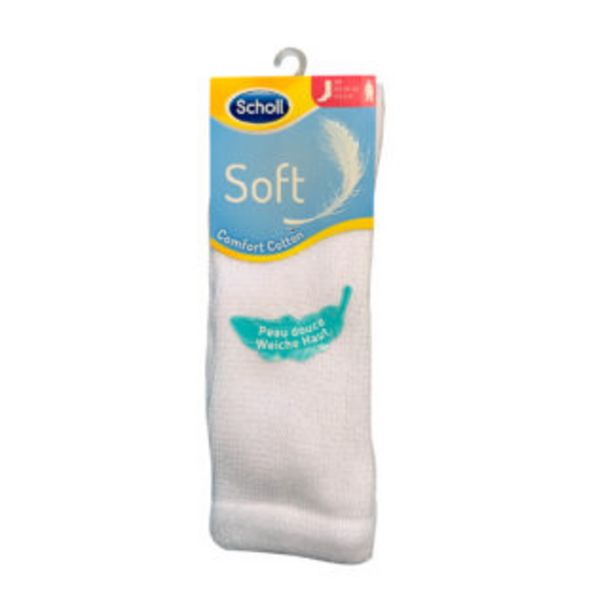 Tilbud: Scholl Crew Flat Knit 2 pack Hvite Sokker kr 74,5